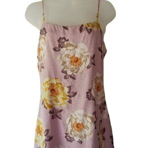 Shift Dress Floral Print Tunic Slip Mini Dress NWT